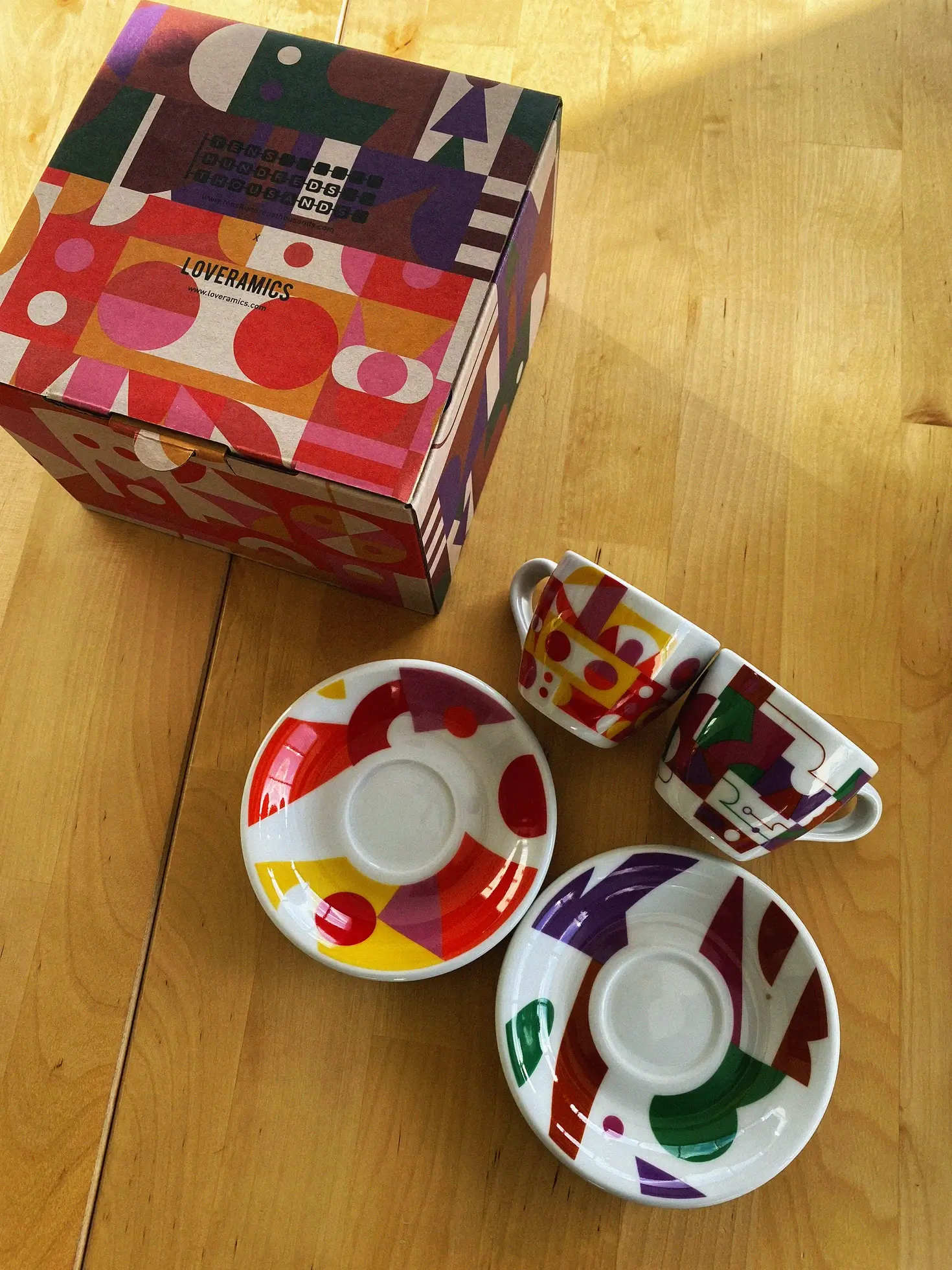Tens Hundreds Thousands - Light & Dark Espresso Cups — 5