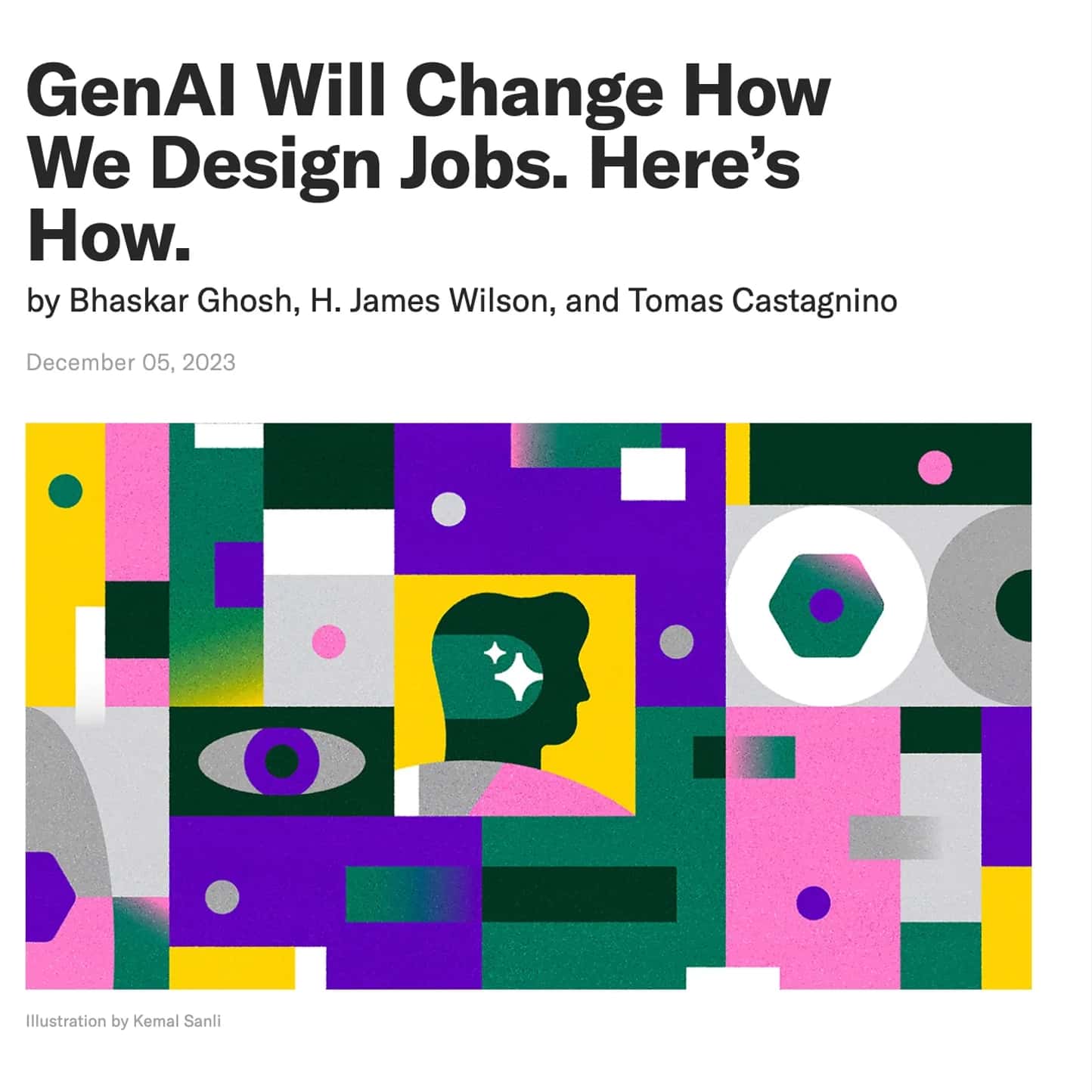 Harvard Business Review   AI