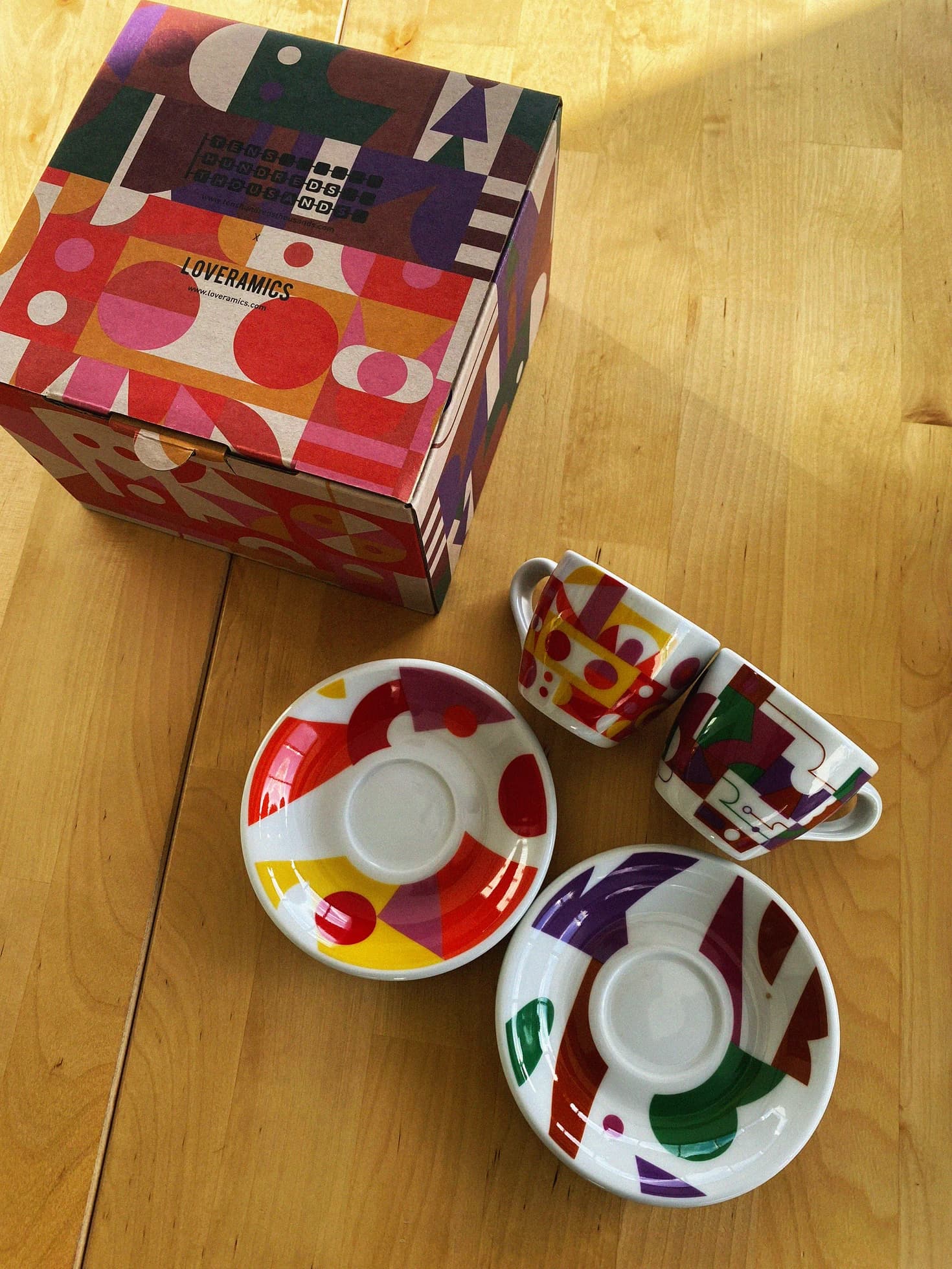 Tens Hundreds Thousands - Light & Dark Espresso Cups — 5